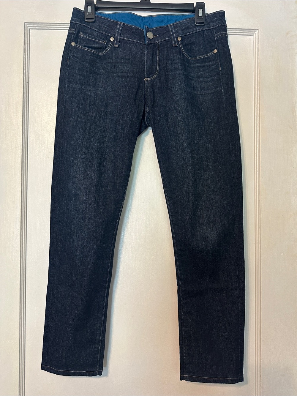 PAIGE Indigo Slim Straight Jeans